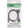 InLine 92504I kaapeliliitin USB-B / riviliitin, 5-napainen musta, vihreä