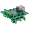 InLine 92505B RJ45-liitin riviliitin, suora, DIN-kisko