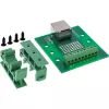 InLine 92505B RJ45-liitin riviliitin, suora, DIN-kisko