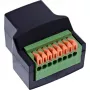 InLine 92505E kaapeliliitin RJ45 8P8C / riviliitin, 8-napainen musta