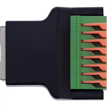 InLine 92505E kaapeliliitin RJ45 8P8C / riviliitin, 8-napainen musta