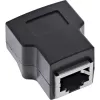 InLine 92505E kaapeliliitin RJ45 8P8C / riviliitin, 8-napainen musta