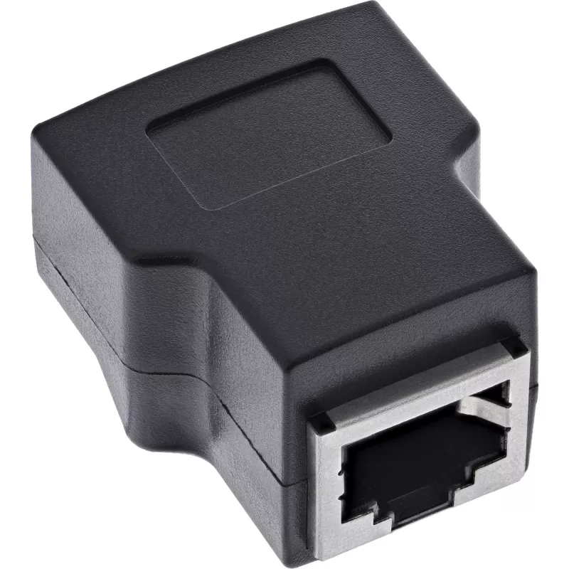 InLine 92505E kaapeliliitin RJ45 8P8C / riviliitin, 8-napainen musta