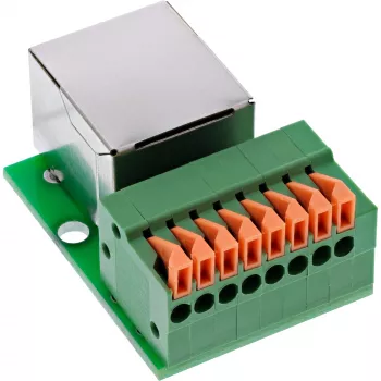 InLine 92505F johdinliitin RJ45 Cat.5e 8P8C / riviliitin, 8-napainen vihreä