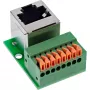 InLine 92505G johdinliitin RJ45 Cat.5e 8P8C / riviliitin, 8-napainen vihreä