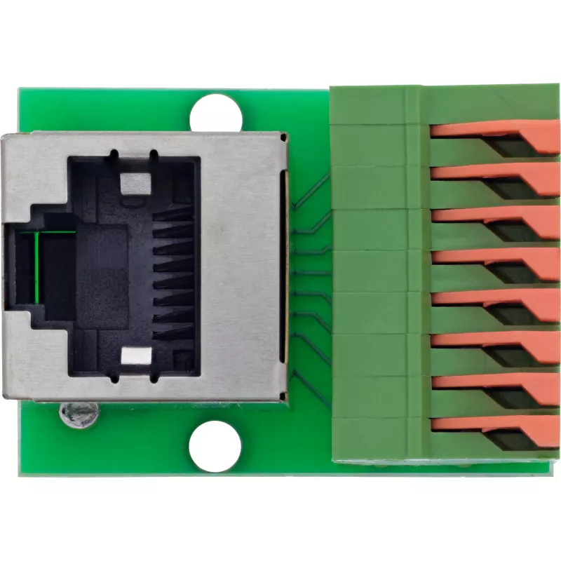 InLine 92505G johdinliitin RJ45 Cat.5e 8P8C / riviliitin, 8-napainen vihreä