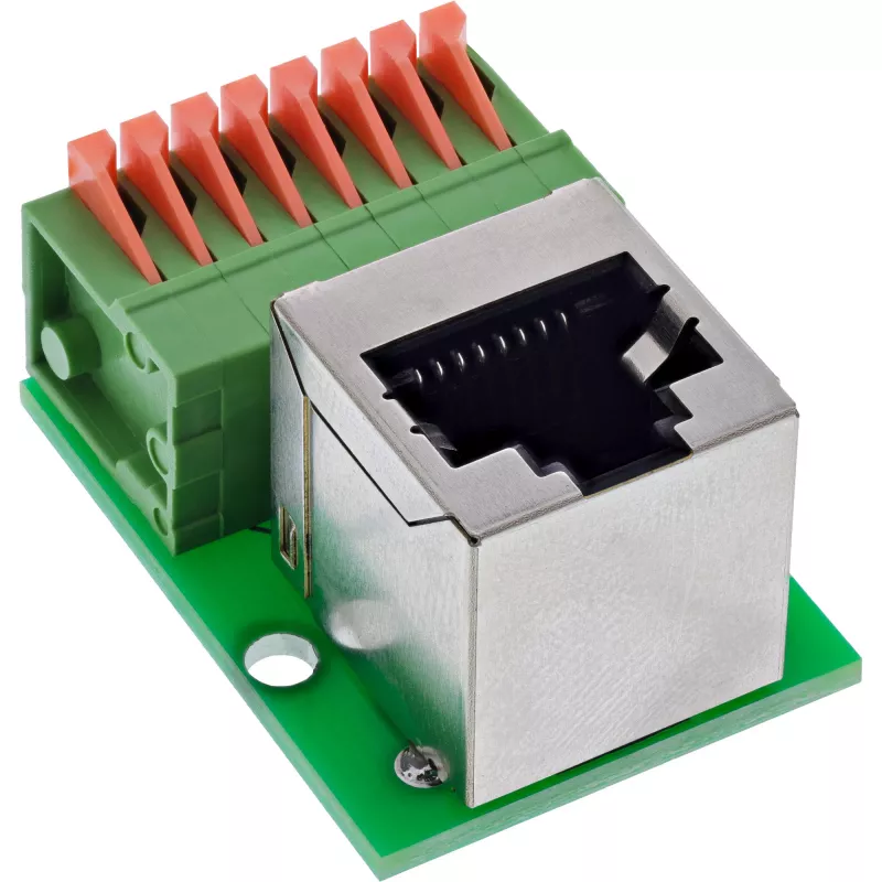 InLine 92505G johdinliitin RJ45 Cat.5e 8P8C / riviliitin, 8-napainen vihreä