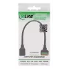InLine 92505H johdinliitin RJ45 Cat.5e 8P8C / riviliitin, 8-napainen musta