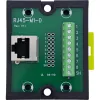 InLine 92505J johdinliitin RJ45 8P8C / riviliitin, 9-napainen, musta, vihreä