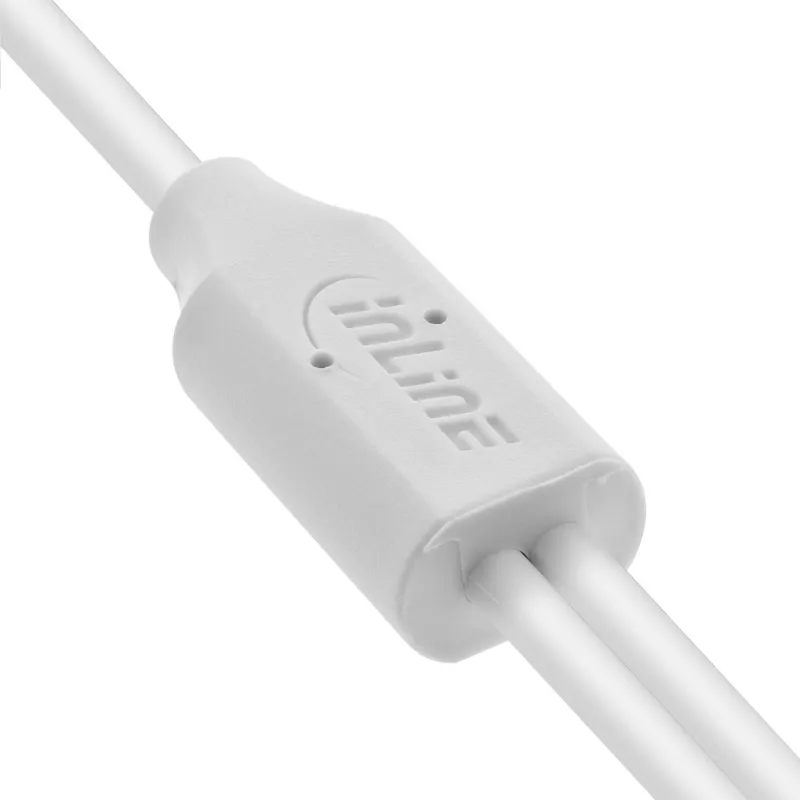 InLine 35122W USB-kaapeli USB 2.0 2 m USB A 2 x USB C valkoinen