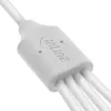 InLine 35142W USB-kaapeli USB 2.0 2 m USB A 4 x USB-C valkoinen