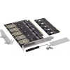 InLine 76619G liitäntäkortti, PCIe x16 - 5x M.2 Key B SATA, sis. matalaprofiilikiinnikkeen