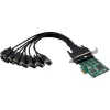InLine 76660Z 8-porttinen RS-232 PCIe -sarjakortti