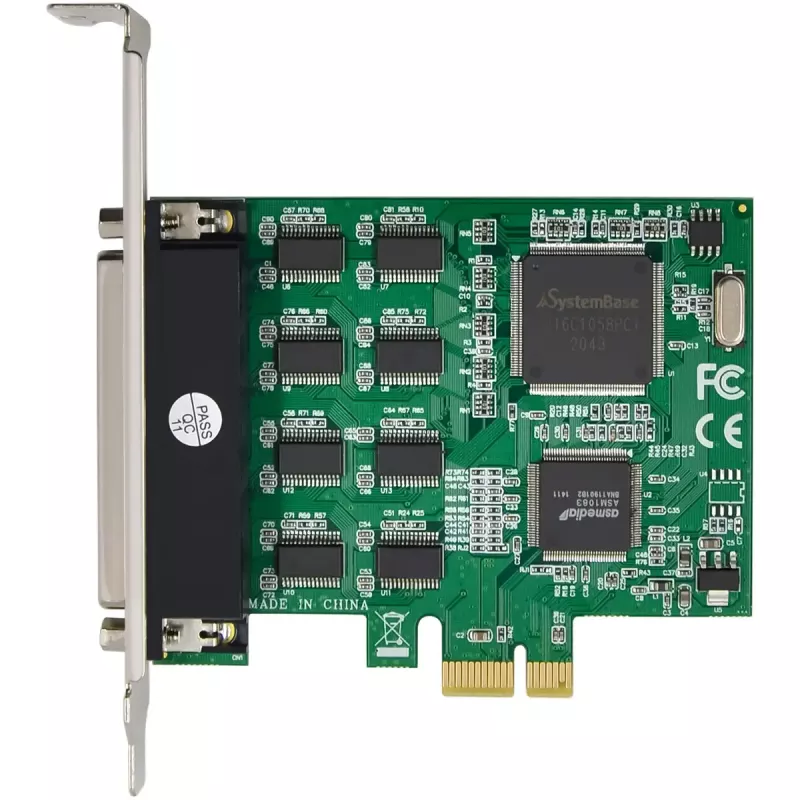 InLine 76660Z 8-porttinen RS-232 PCIe -sarjakortti
