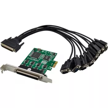 InLine 76660Z 8-porttinen RS-232 PCIe -sarjakortti