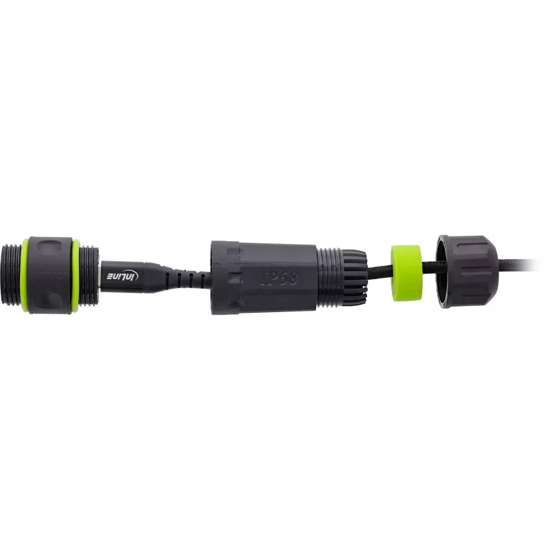 USB-kaapelin sukupuolenvaihtaja InLine 69927L — adapteri USB-liittimen suunnan kääntämiseen