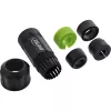 InLine 69927W IP68 verkkovirtaliitin, 3-napainen, pistoke/liitin, M20, musta