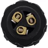 InLine 69927W IP68 verkkovirtaliitin, 3-napainen, pistoke/liitin, M20, musta