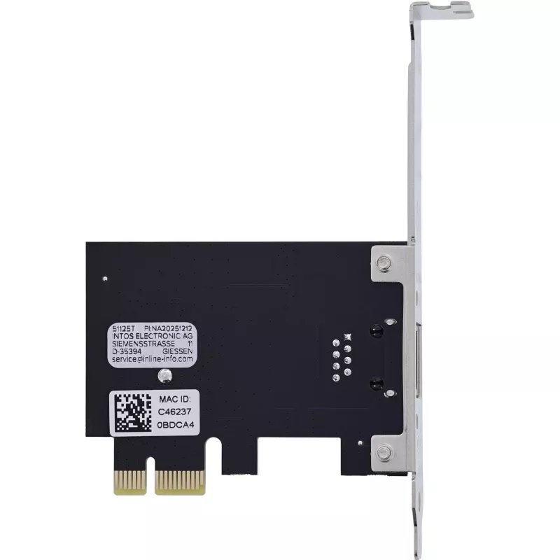 InLine 51125T verkkokortti sisäinen Ethernet 2500 Mbit/s