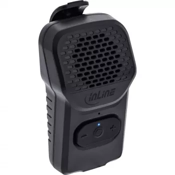 Mono kannettava kaiutin InLine 55383 — musta, elementti 2,8 cm, Bluetooth 2,4 GHz (kantama 10 m)