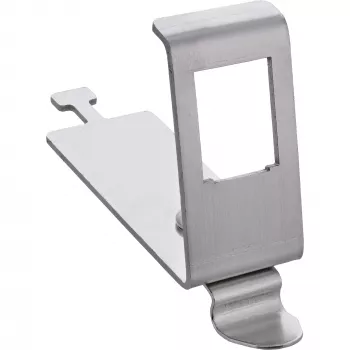 InLine 76203L Keystone SNAP-In metallimoduulin pidike, yksittäinen, DIN-kiskolle, kielekkeellä