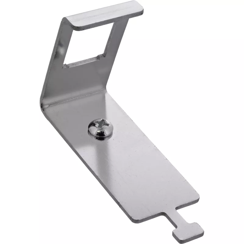 InLine 76203L Keystone SNAP-In metallimoduulin pidike, yksittäinen, DIN-kiskolle, kielekkeellä
