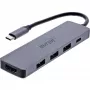 InLine 33271A USB-keskitin USB 3.2 Gen 1 (3.1 Gen 1) Type-C 5000 Mbit/s harmaa