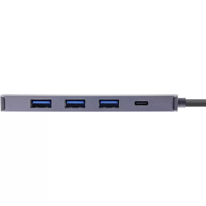 InLine 33271A USB-keskitin USB 3.2 Gen 1 (3.1 Gen 1) Type-C 5000 Mbit/s harmaa