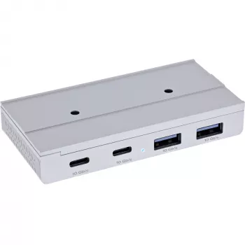 InLine 35395M USB-keskitin USB 3.2 Gen 2 (3.1 Gen 2) Type-C 10000 Mbit/s hopea