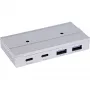 InLine 35395M USB-keskitin USB 3.2 Gen 2 (3.1 Gen 2) Type-C 10000 Mbit/s hopea