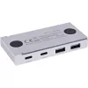 InLine 35395M USB-keskitin USB 3.2 Gen 2 (3.1 Gen 2) Type-C 10000 Mbit/s hopea