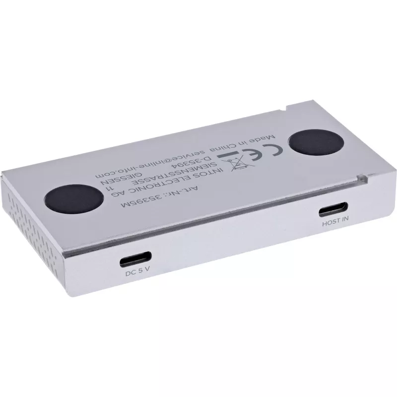 InLine 35395M USB-keskitin USB 3.2 Gen 2 (3.1 Gen 2) Type-C 10000 Mbit/s hopea