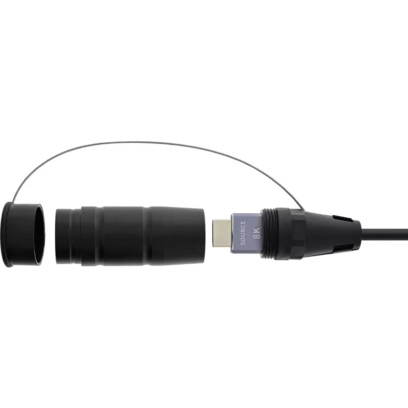 HDMI-kaapeli InLine 17950T, 50 m, HDMI Type-A uros–uros, HDMI 2.1, 48 Gbit/s, musta