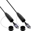 InLine 17990T HDMI-kaapeli 90 m HDMI Type-A (standardi) musta