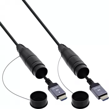 InLine 17990T HDMI-kaapeli 90 m HDMI Type-A (standardi) musta