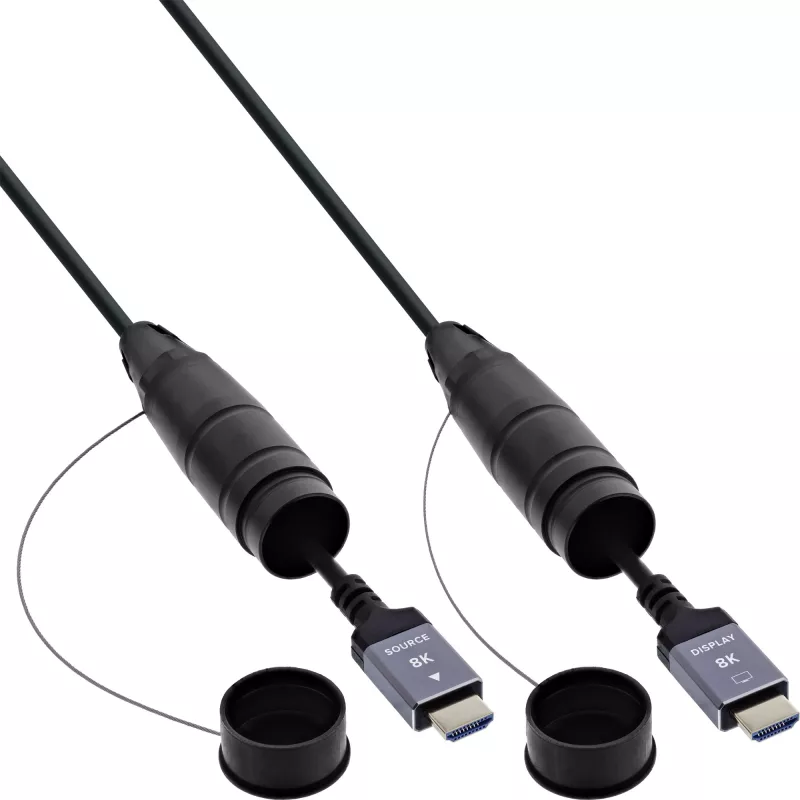 InLine 17990T HDMI-kaapeli 90 m HDMI Type-A (standardi) musta
