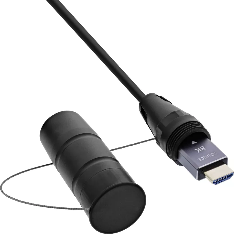 InLine 17990T HDMI-kaapeli 90 m HDMI Type-A (standardi) musta