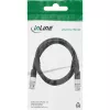 InLine BNC-videokaapeli, 12G-SDI, 4K60Hz, 75 Ohm, 1 m, 10801S