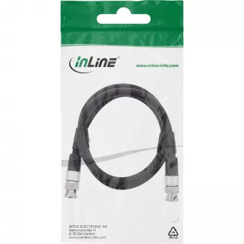 VGA-kaapeli InLine 10801S, analoginen videokaapeli, paino 88 g, mitat H15×B15 mm