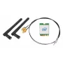 SHUTTLE WLN-M22 WLAN-sarja — Intel AX210 M.2 Wi‑Fi 6E (triband 2.4/5/6 GHz) Bluetooth 5.2:lla ja 2x2 ulkoisilla antenneilla