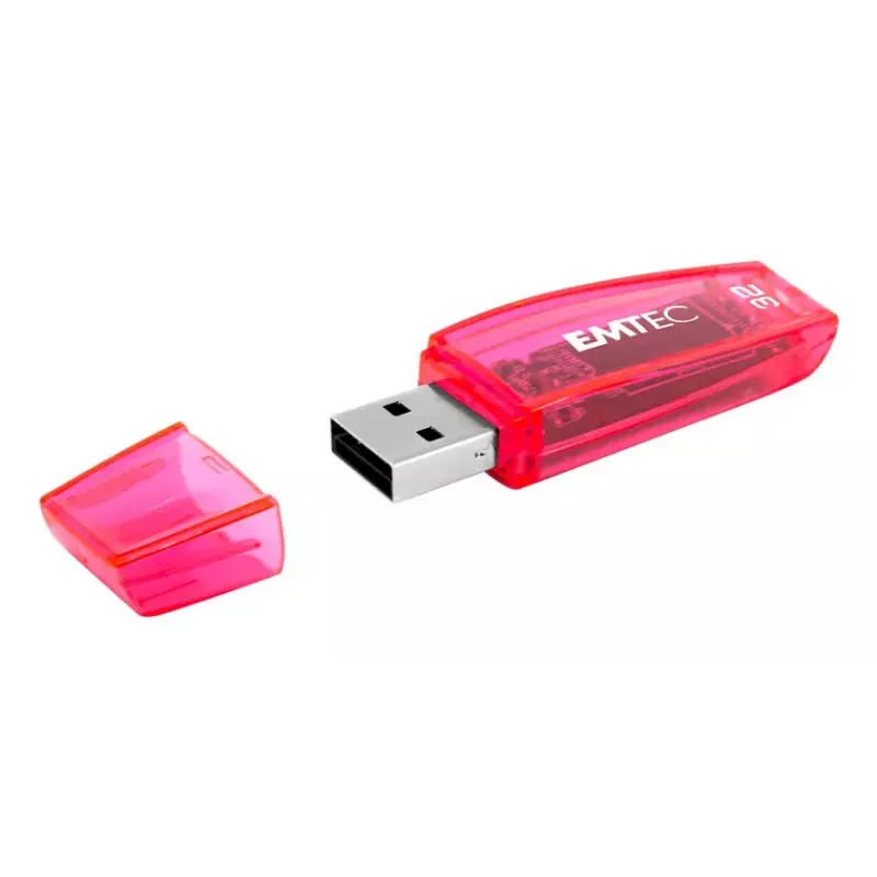 Emtec C410 Neon USB 2.0 -muistitikku 8 GB, 3 kpl:n pakkaus