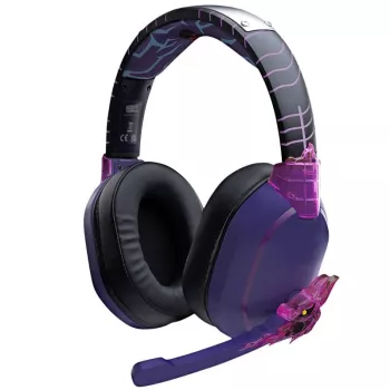Lexip Sasuke ”Revenge” Naruto Shippuden -kuulokkeet – Bluetooth, irrotettavalla mikrofonilla – langaton PC:llä, Nintendo Switchillä, Androidilla, iOS:lla ja tabletilla – johdollinen PS4:llä, PS5:llä ja Xboxilla