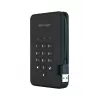 iStorage diskAshur2 256-bit 1 TB USB 3.2 turvallisesti salattu SSD-asema – musta IS-DA2-256-SSD-1TB-B