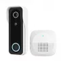 Videorovisummeri TRUST DOORCAM-3000, 3 MP, Wi‑Fi 2.4 GHz, MicroSD enintään 256 GB, paristo/USB, musta/valkoinen