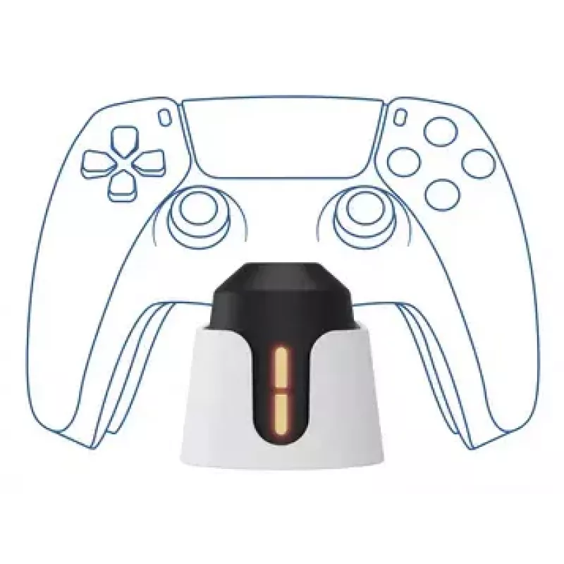 Latausteline Trust GXT 228 Dual PlayStation 5 musta valkoinen
