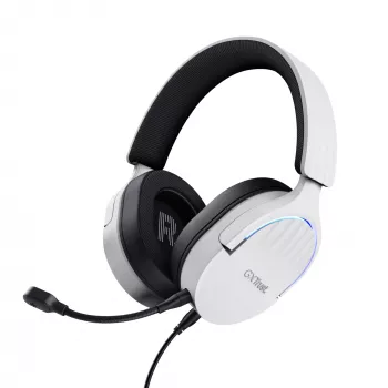 Trust GXT 490W Fayzo 7.1 USB-pelikuulokemikrofoni, langallinen, valkoinen