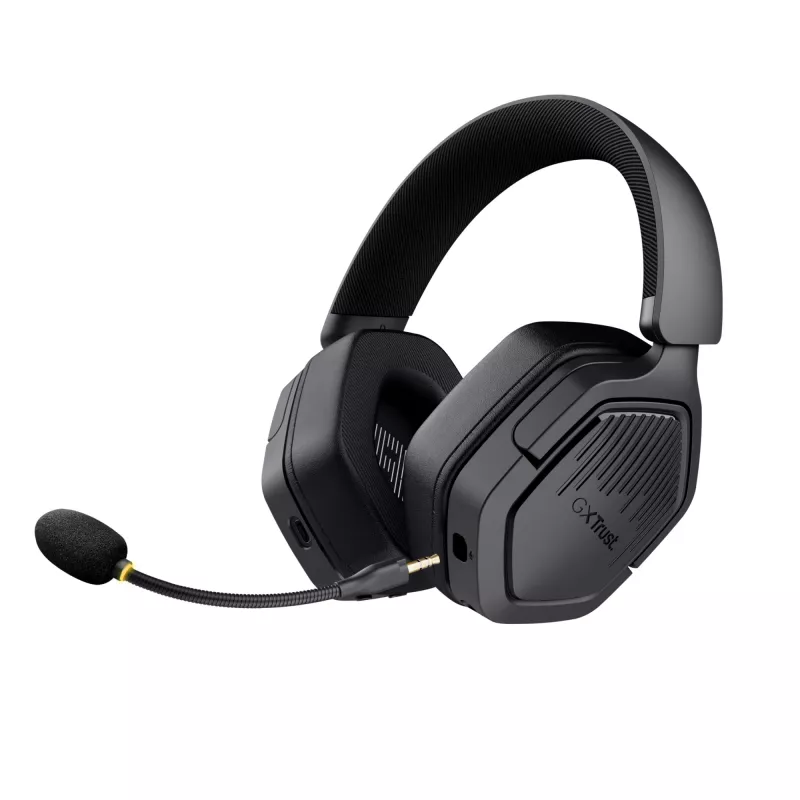 Trust GXT 493 Carus -kuulokemikrofoni johdollinen & langaton pääpanta, kypärä, pelikäyttöön USB Type-C / USB Type-A Bluetooth musta