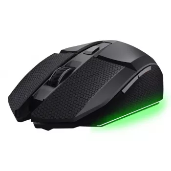 Pelihiiri TRUST GXT 122 Felox+ — oikeakätinen, optinen, RF Wireless + Bluetooth, 10000 DPI, 7 painiketta, Multi-LED, musta