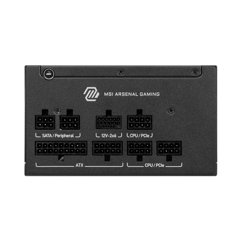 MSI MAG A650GLS PCIE5 -virtalähde 650 W 24-pin ATX ATX musta