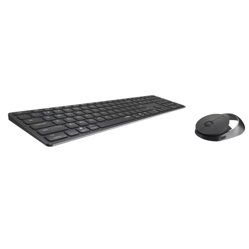 Rapoo 9850M näppäimistö hiiri sisältyy koti RF Wireless Bluetooth QWERTZ saksa harmaa